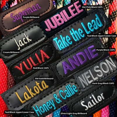Personalized Embroidered Lead Rope for Horse - Choose from 30 colors and many other options! - image6
